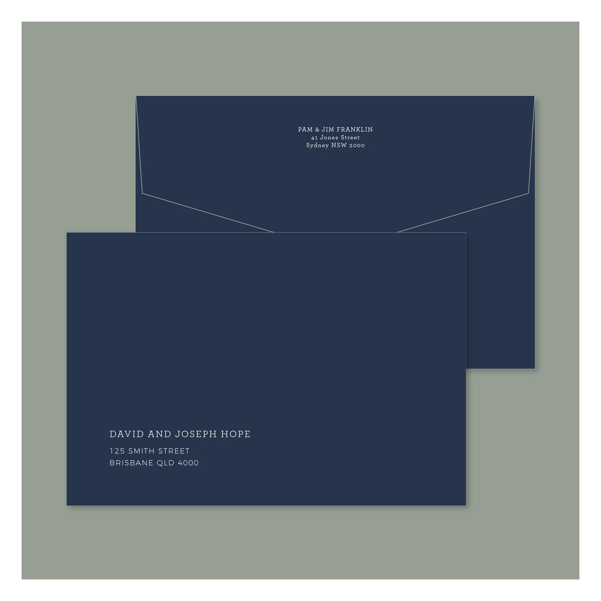 Envelope Printing - New York - White Ink