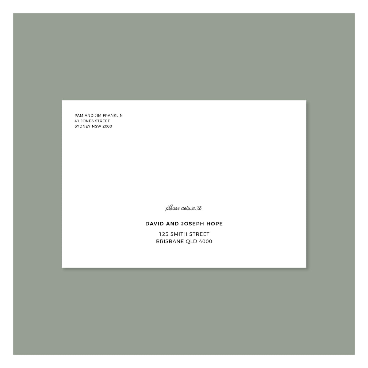 Envelope Printing - Miami - Colour