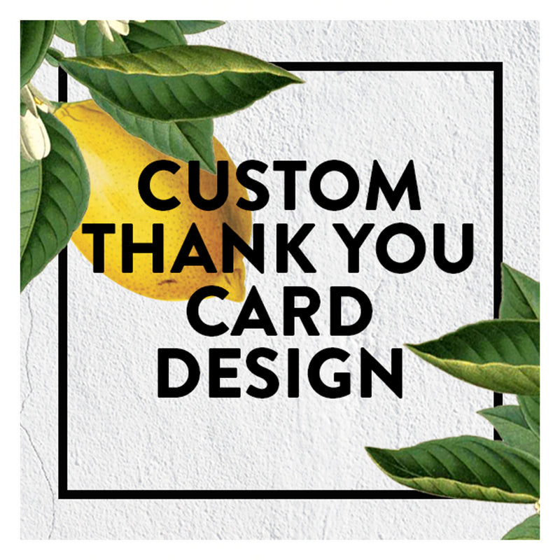 Custom Thank You Card Design