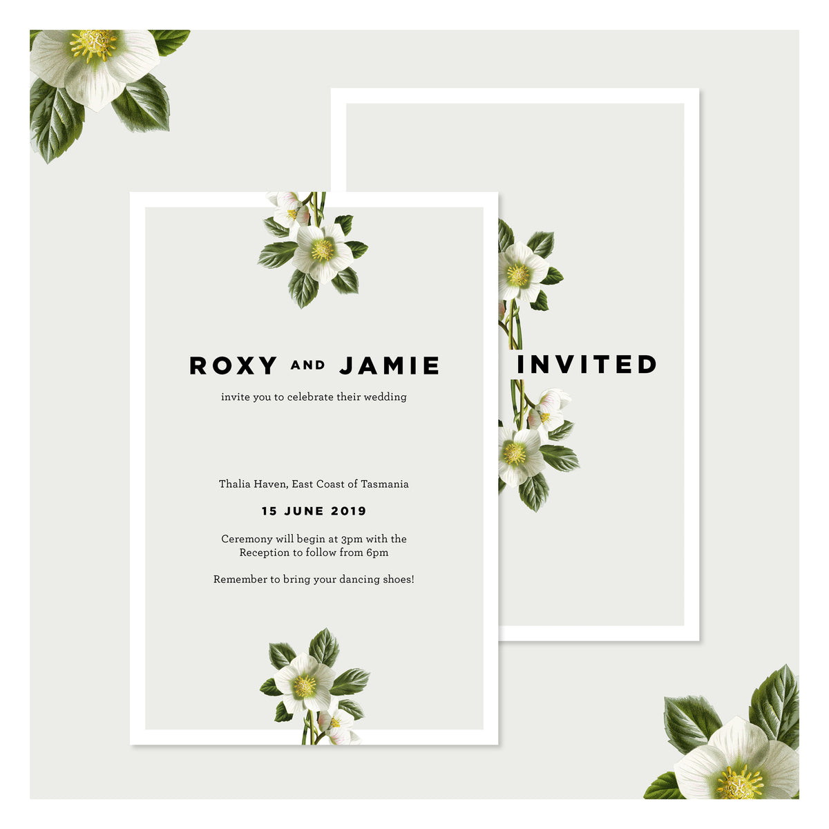 Misty Sage • Wedding Invitation