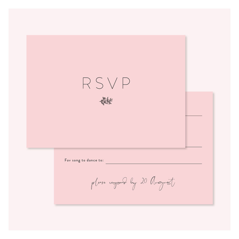 Sweet Flora • RSVP with Envelope