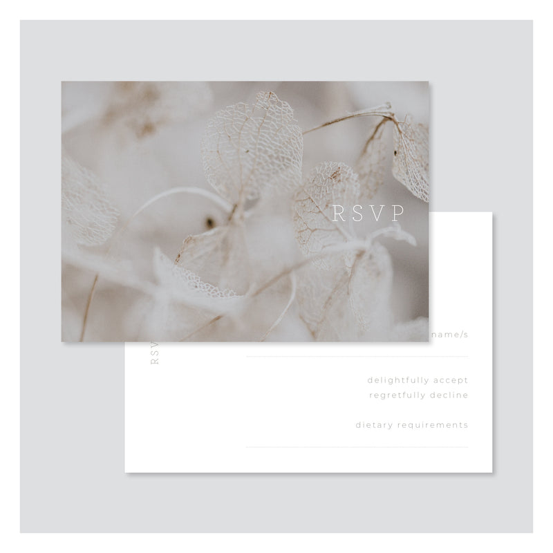 Leaf Lace • RSVP with Envelope