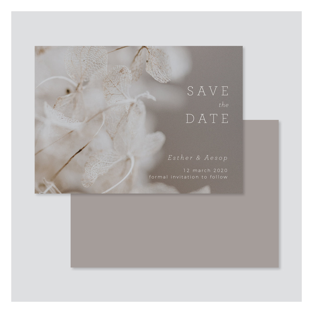 Leaf Lace • Save the Date